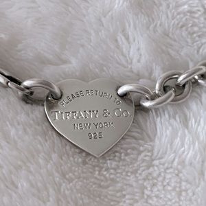 Tiffany & Co. Return to Tiffany Heart Tag Choker Necklace